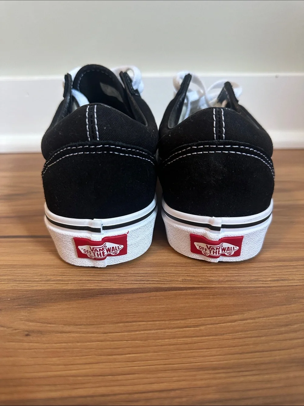 Classic Black & White Skate Sneakers